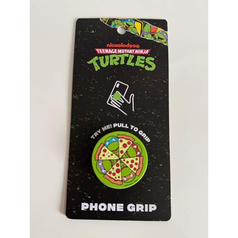 Nickelodeon Teenage Mutant Ninja Turtles TMNT Pizza Phone Grip Stand Green